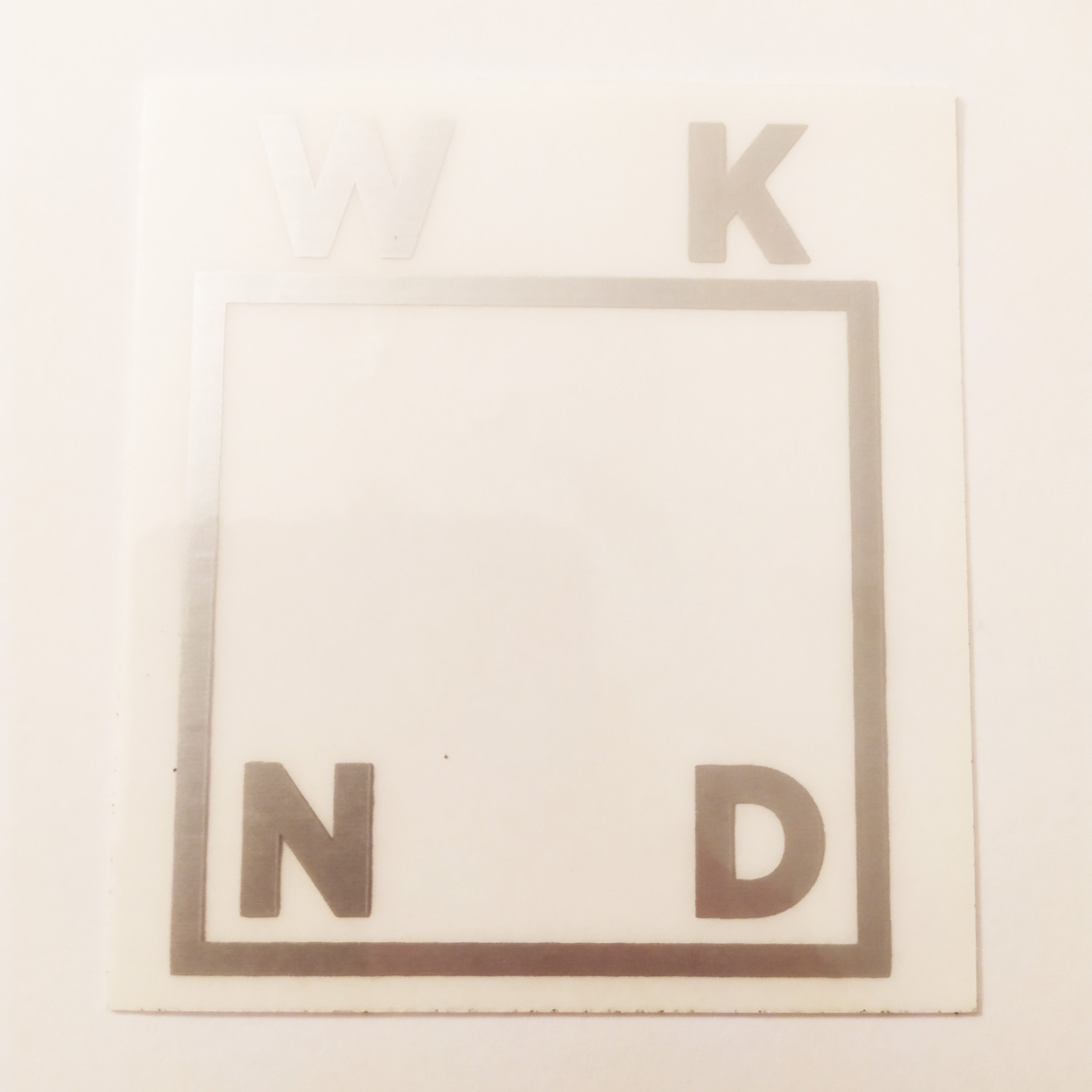 WKND Skateboards Sticker
