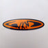 WKND Skateboard Sticker - 9 cm x 2.5 cm approx - SkateboardStickers.com