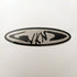 WKND Skateboard Sticker - 9 cm x 2.5 cm approx - SkateboardStickers.com