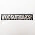 WKND Skateboards Sticker - 15 cm x 2.75 cm approx - SkateboardStickers.com