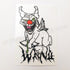 WKND Skateboards Sticker - 11 cm x 7.5 cm approx - SkateboardStickers.com