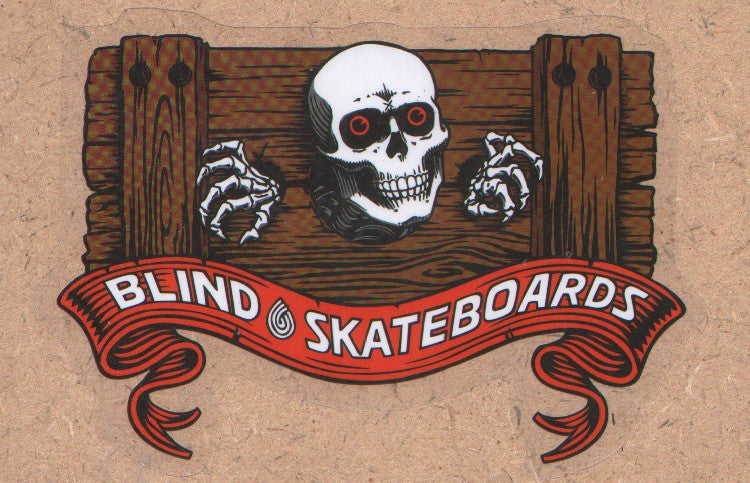Blind Skateboards Heritage Skull Series Skateboard Sticker - Stocks - SkateboardStickers.com