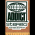Addict Skateboard Sticker - Stereo Green - SkateboardStickers.com