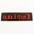 Animal Bikes BMX Sticker / Decal - 10 cm across approx - Black / Maroon - SkateboardStickers.com