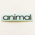 Animal Bikes BMX Sticker / Decal - 10 cm across approx - Black / Clear - SkateboardStickers.com