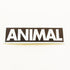 Animal Bikes BMX Sticker / Decal - 10.5 cm across approx - Black - SkateboardStickers.com