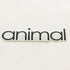 Animal Bikes BMX Sticker / Decal - 20.5 cm across approx - Black / White - SkateboardStickers.com