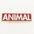 Animal Bikes BMX Sticker / Decal - 10.5 cm across approx - Maroon - SkateboardStickers.com