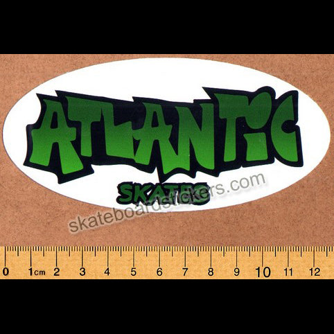 Atlantic Skates Skateboard Sticker - SkateboardStickers.com