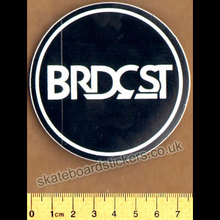 Broadcast Skateboard Sticker - SkateboardStickers.com