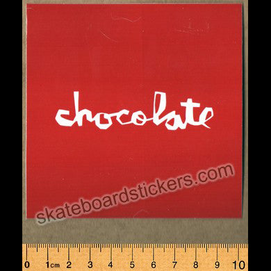 Chocolate Skateboards Heritage Series Chunk Logo Skateboard Sticker