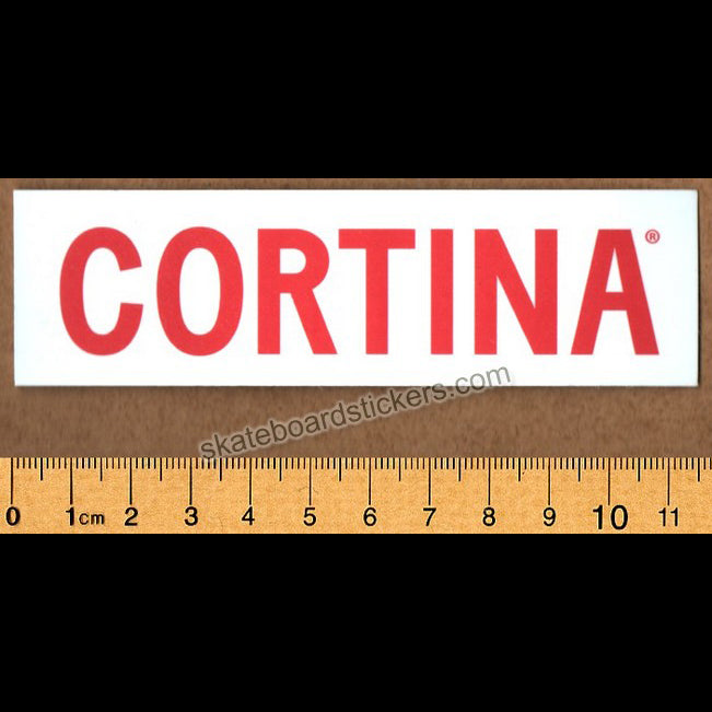 Cortina Skateboard Bearing Co. Skateboard Sticker