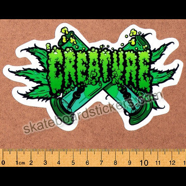 Creature Bong Skateboard Sticker - SkateboardStickers.com