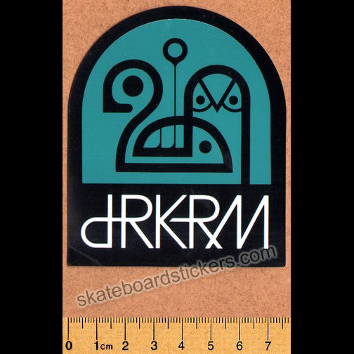 dRKRM / Darkroom Skateboard Sticker - Pod Cyan - SkateboardStickers.com