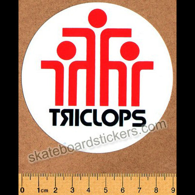 dRKRM / Darkroom Skateboard Sticker - Triclops - SkateboardStickers.com