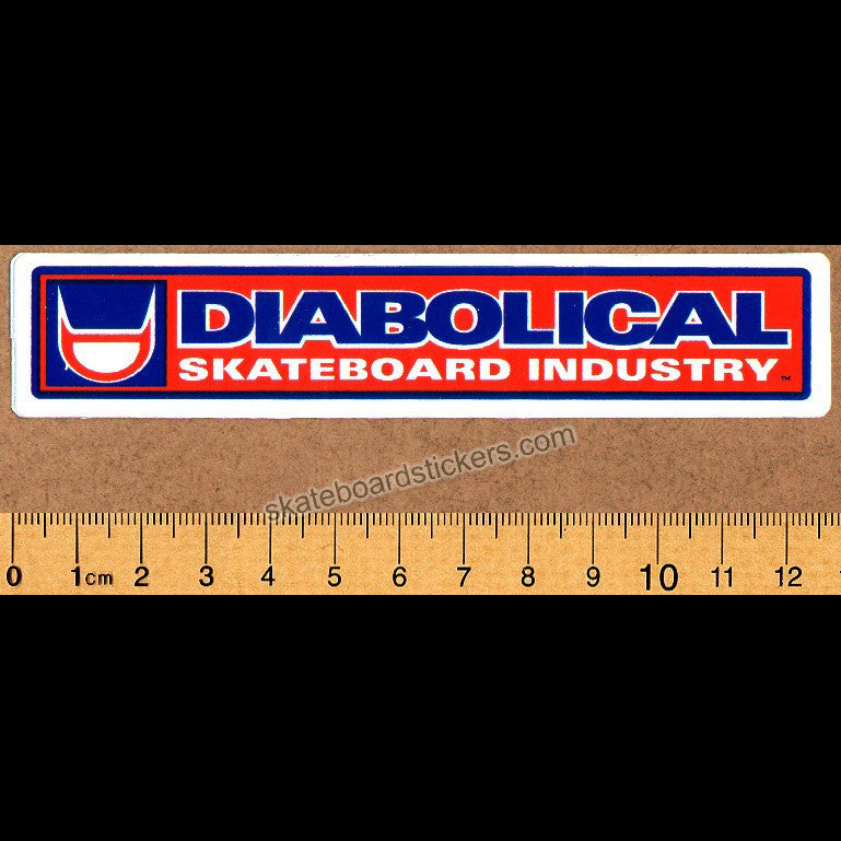 Diabolical Skateboard Industry Skateboard Sticker - SkateboardStickers.com