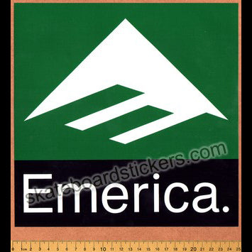 Emerica Shoes Skateboard Sticker - Large - SkateboardStickers.com