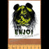 Enjoi 80's Head Skateboard Sticker (Zorlac / Pushead Tribute) - SkateboardStickers.com