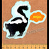 Enjoi Skunk Fart Skateboard Sticker - SkateboardStickers.com