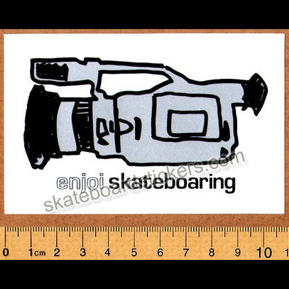 Enjoi Skateboards - Glitch VX Skateboard Sticker - SkateboardStickers.com