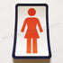 Girl Skateboard Sticker - 15.5 cm high approx - SkateboardStickers.com