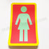Girl Skateboard Sticker - 15.5 cm high approx - SkateboardStickers.com