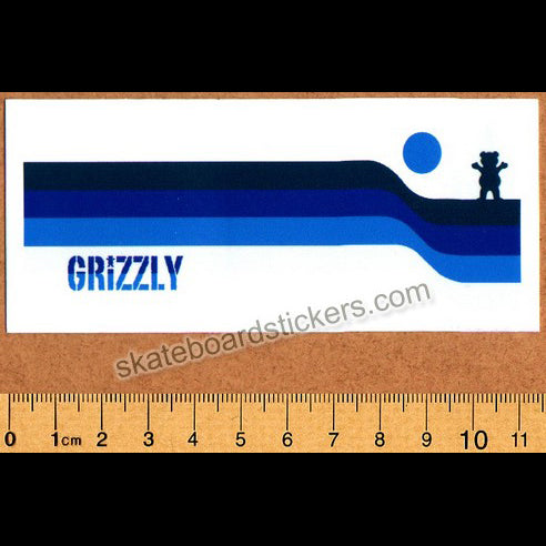 Grizzly Griptape Skateboard Sticker - SkateboardStickers.com