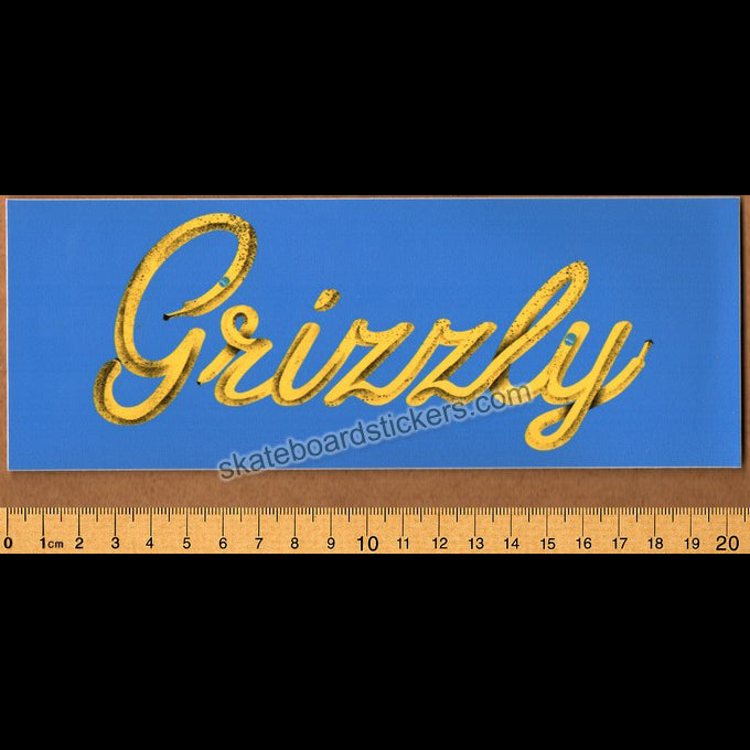 Grizzly Griptape XL Stamp Skateboard Sticker