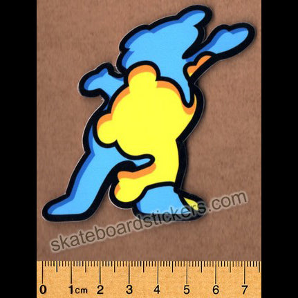 Grizzly Griptape Bear Skateboard Sticker