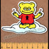 Grizzly Griptape Bear Skateboard Sticker