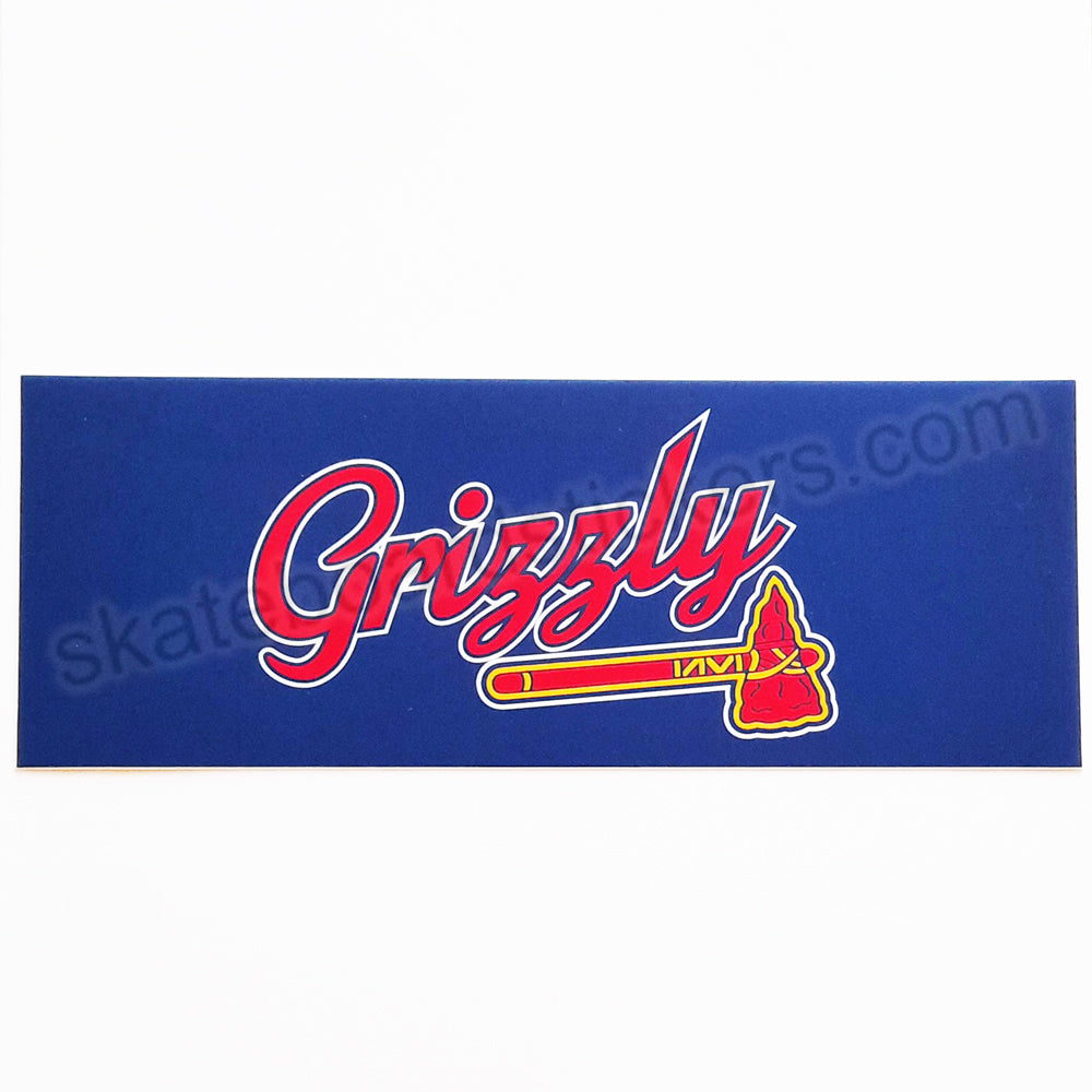 Grizzly Griptape XL Stamp Skateboard Sticker