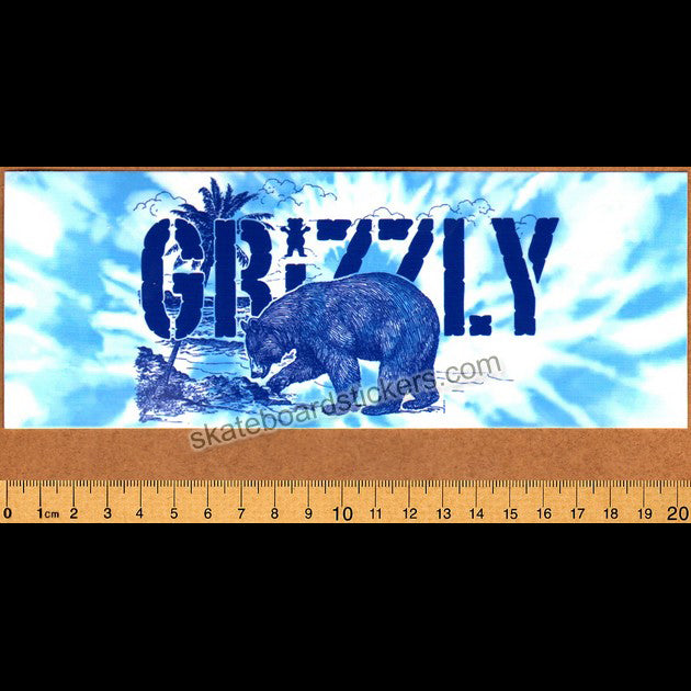 Grizzly Griptape Skateboard Sticker - SkateboardStickers.com