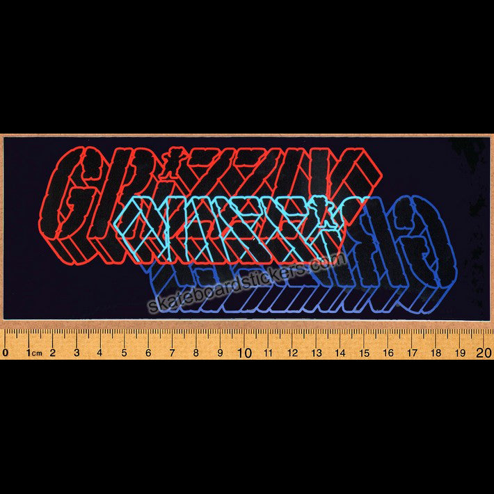 Grizzly Griptape Skateboard Sticker - SkateboardStickers.com