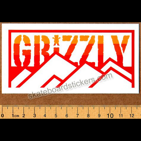 Grizzly Griptape Skateboard Sticker - SkateboardStickers.com