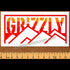 Grizzly Griptape Skateboard Sticker - SkateboardStickers.com