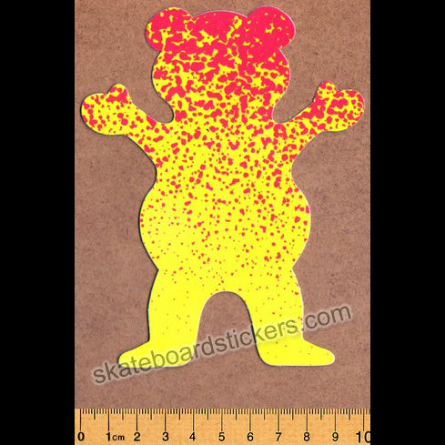 Grizzly Griptape XL Bear Skateboard Sticker - SkateboardStickers.com