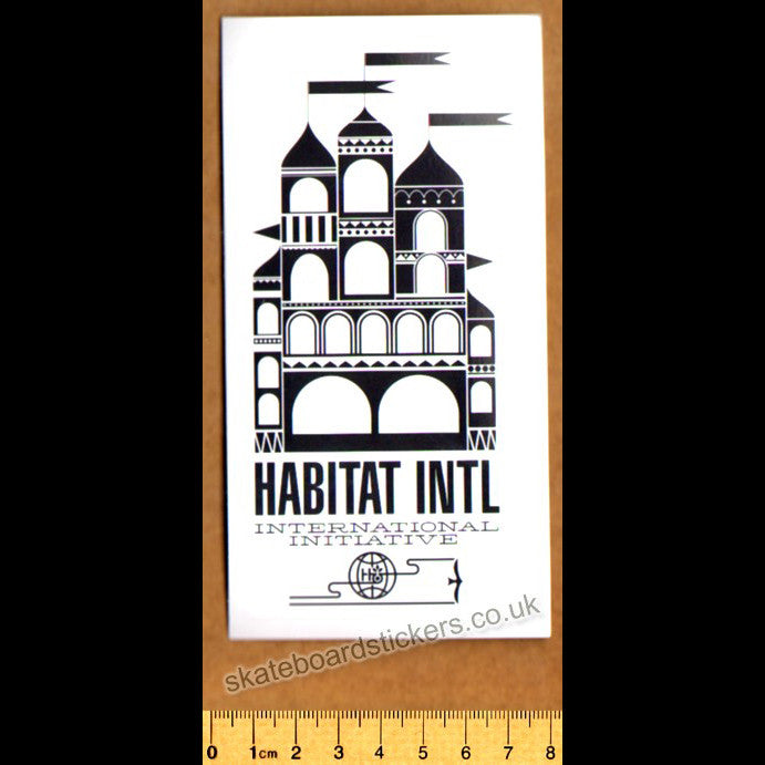 Habitat Skateboard Sticker - SkateboardStickers.com