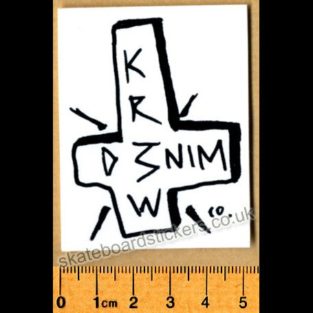 KR3W Skateboard Sticker - SkateboardStickers.com