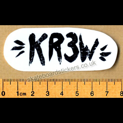 KR3W Skateboard Sticker - SkateboardStickers.com