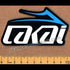 Lakai Skate Shoes Skateboard Sticker - Medium Corpo