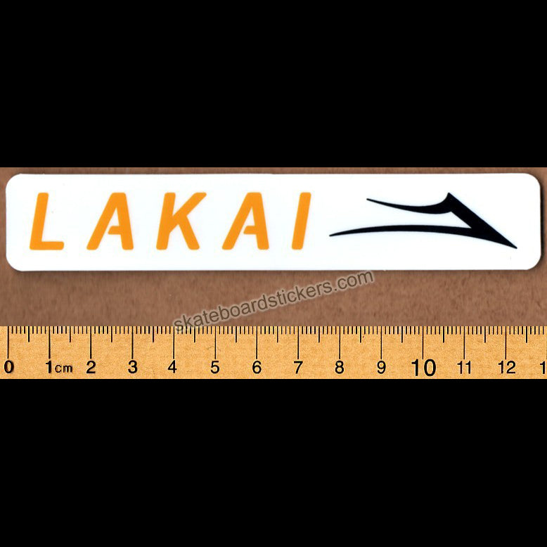Lakai Skate Shoes Skateboard Sticker - Medium Bar