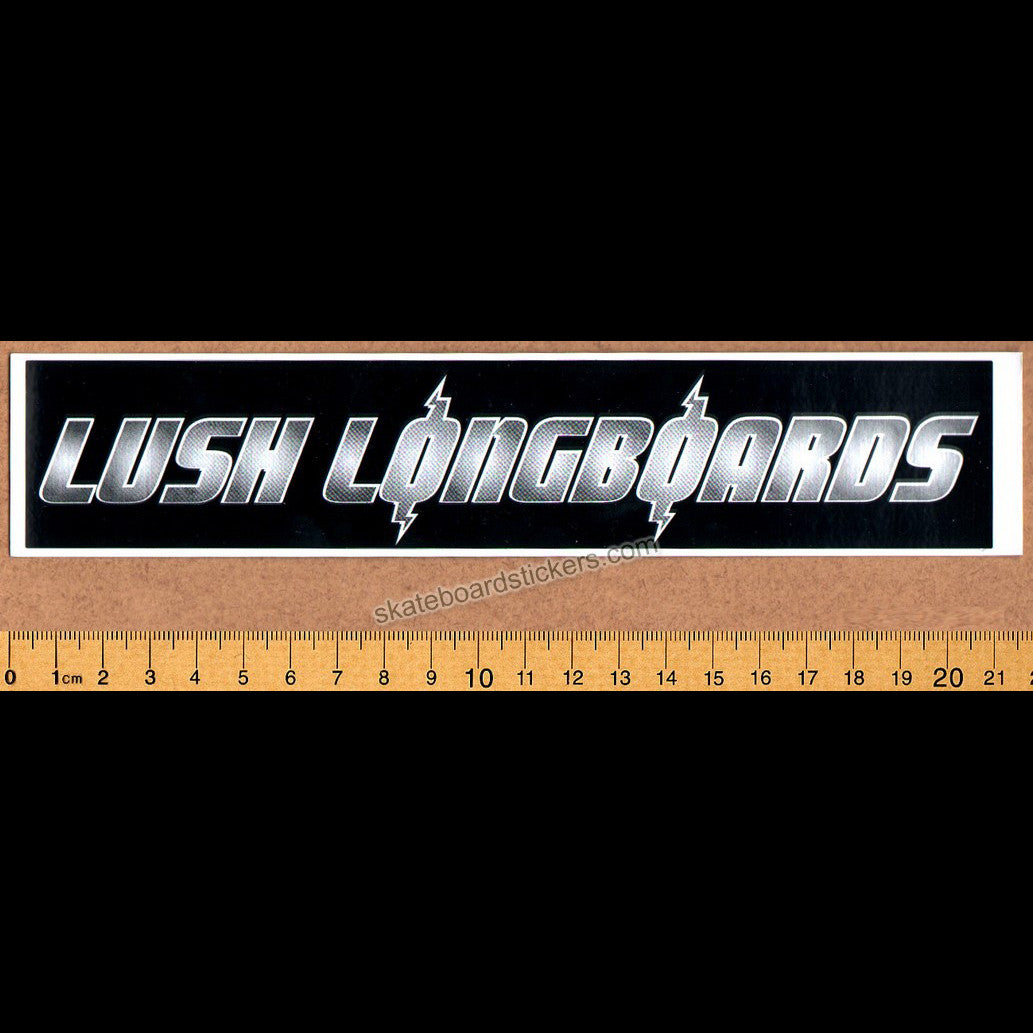 Lush Longboards Skateboard Sticker - SkateboardStickers.com