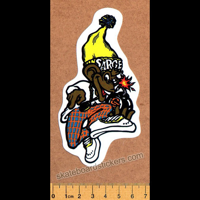New Deal Official Reissue Skateboard Sticker - Danny Sargent - SkateboardStickers.com