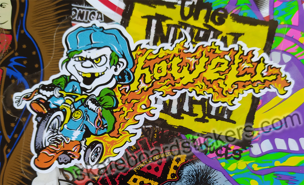 New Deal Official Reissue Skateboard Sticker - Andy Howell - SkateboardStickers.com
