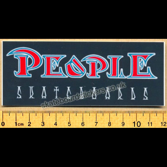 People Old School Skateboard Sticker - SkateboardStickers.com