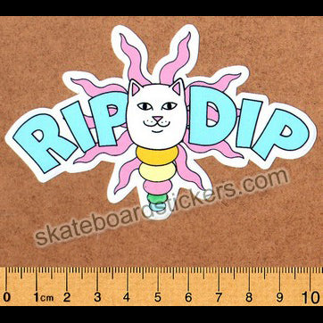 Rip N Dip Skateboard Sticker - SkateboardStickers.com