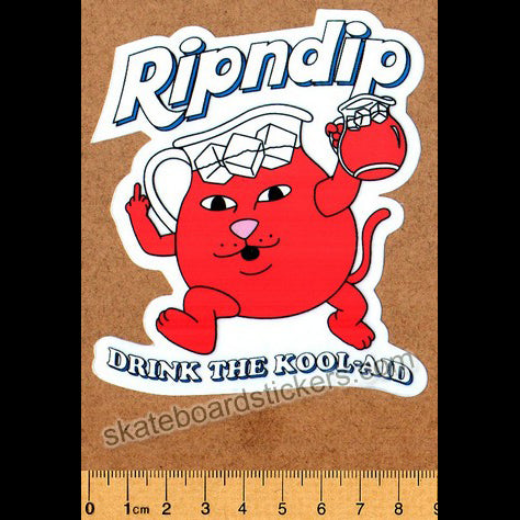 Rip N Dip Skateboard Sticker - SkateboardStickers.com
