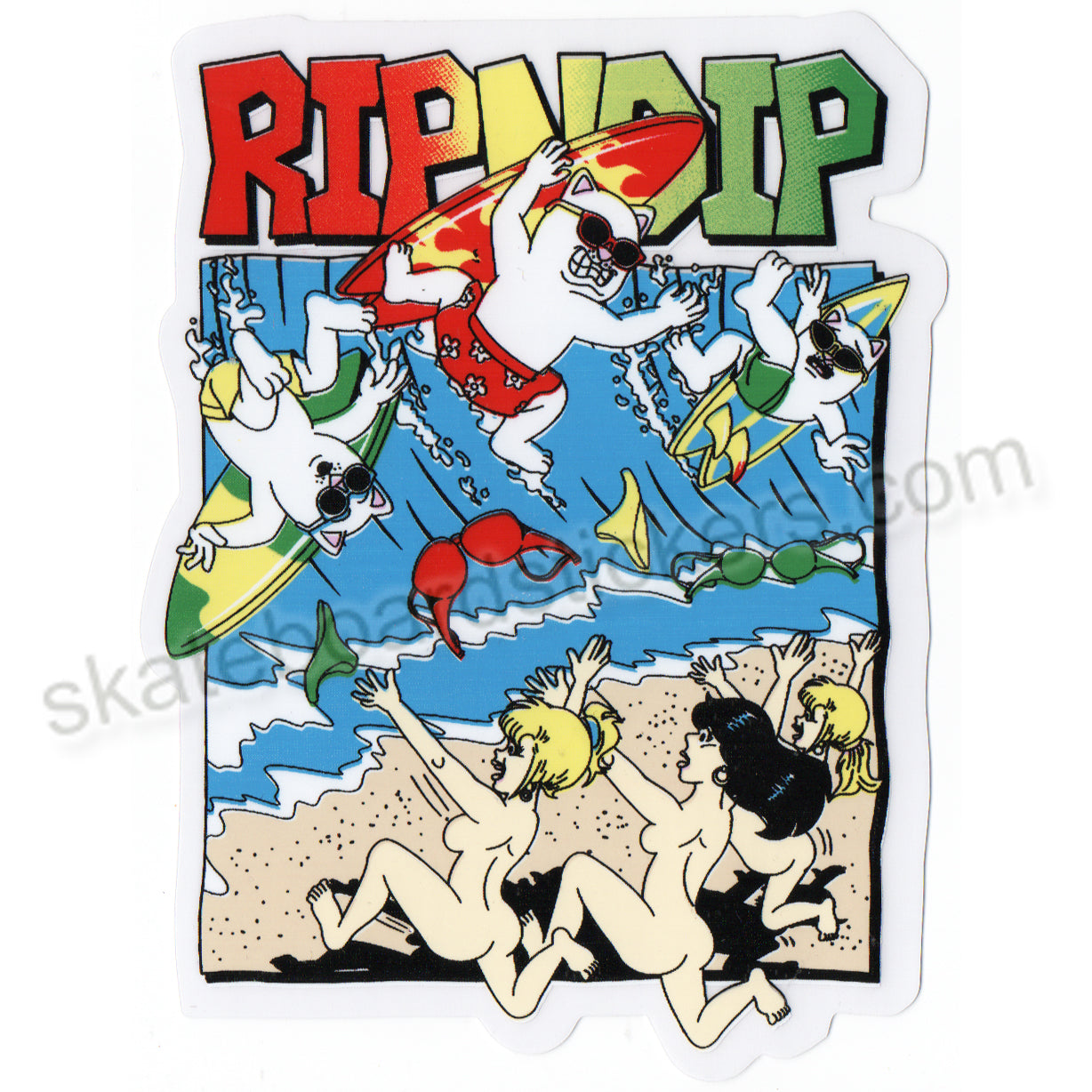 Rip N Dip / RIPNDIP Skateboard Sticker