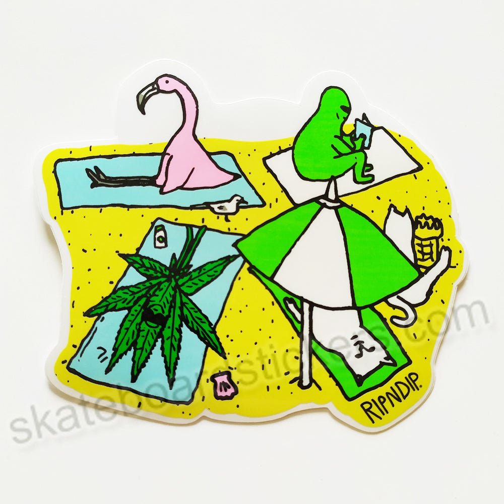 Rip N Dip / RIPNDIP Skateboard Sticker - SkateboardStickers.com