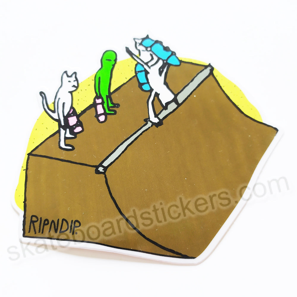 Rip N Dip / RIPNDIP Skateboard Sticker - SkateboardStickers.com